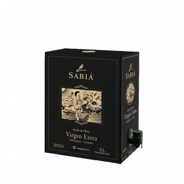 Aceite de Oliva Virgen Extra Sabiá Bivarietal – Bag in Box 3L