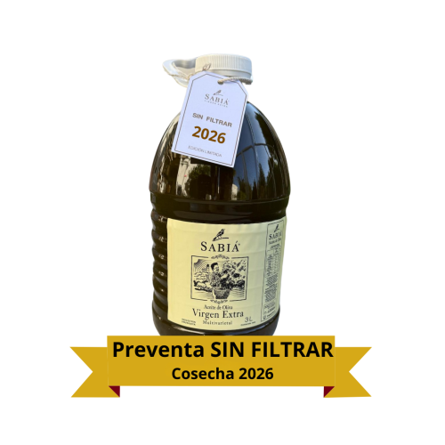 Aceite de Oliva Virgen Extra Sin Filtrar Cosecha 2026 | Preventa