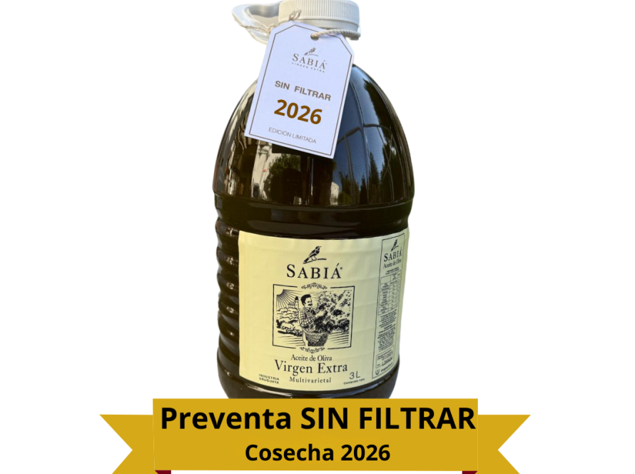 Aceite de Oliva Virgen Extra Sin Filtrar Cosecha 2026 | Preventa