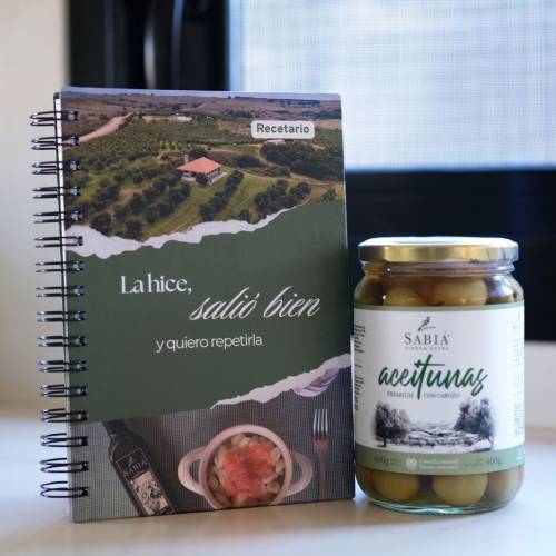 Pack Aceitunas + Recetario