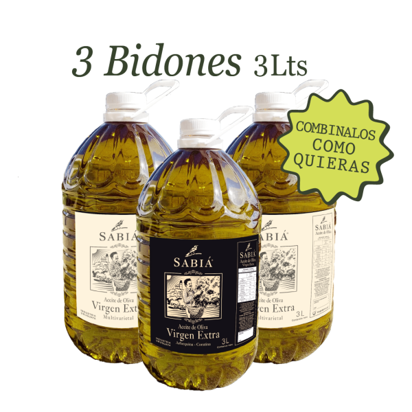 Promo 3 Bidones 3L - Armá tu pack