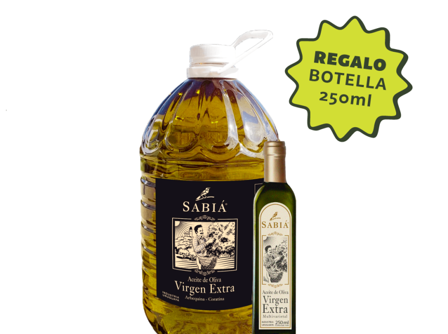 Bidón 5 Litros + Botella 250 ml de regalo!